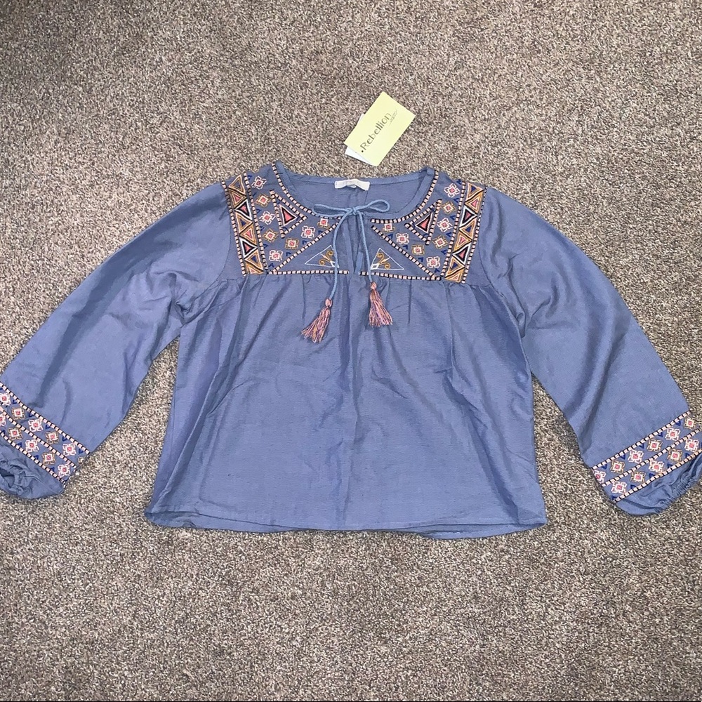 NWT Boho Chic fashion top